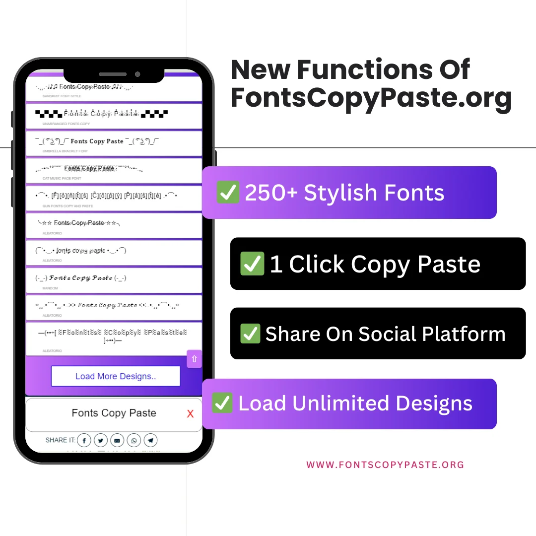 Features of Stylish Font-Maker