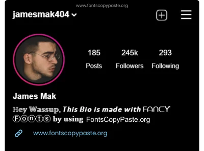 Fonts Copy and Paste for Bio & Caption